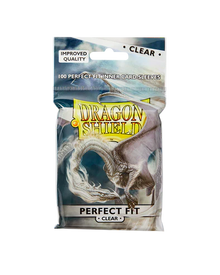 Dragon Shield (Standard Size) 100 Perfect Fit Sleeves - Clear
