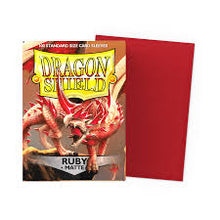 Dragon Shield (Standard Size) 100 Matte Sleeves - Ruby