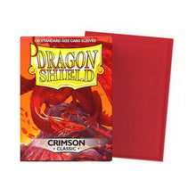 Dragon Shield (Standard Size) 100 Classic Sleeves - Crimson