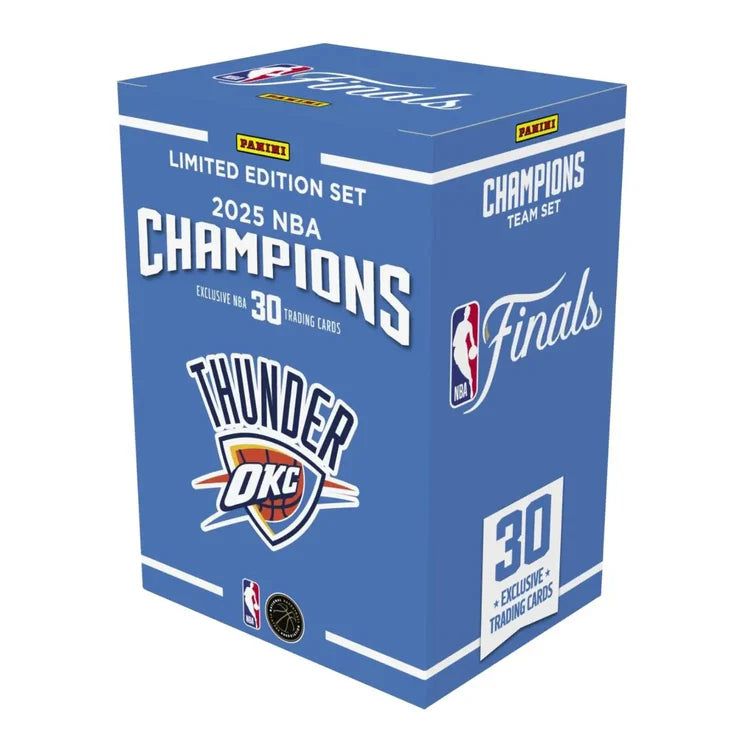 Oklahoma City Thunder Panini 2025 NBA Champions 30-Card Box Set