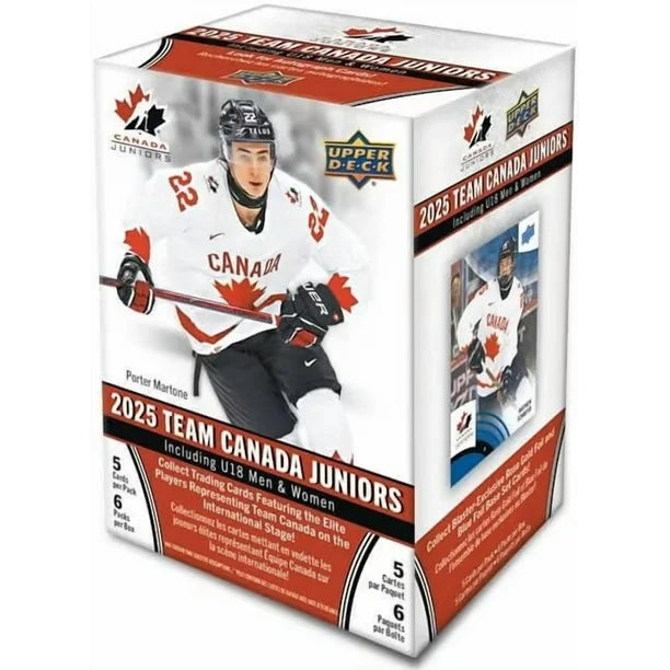 2025 Upper Deck Team Canada World Juniors Hockey Blaster Box