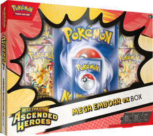 Ascended Heroes Mega Meganium ex, Mega Emboar ex, Mega Feraligatr ex Boxes (Pre-order)