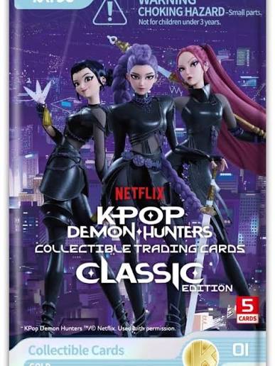 K-Pop Demon Hunters Collectible Trading Cards Classic Edition Pack