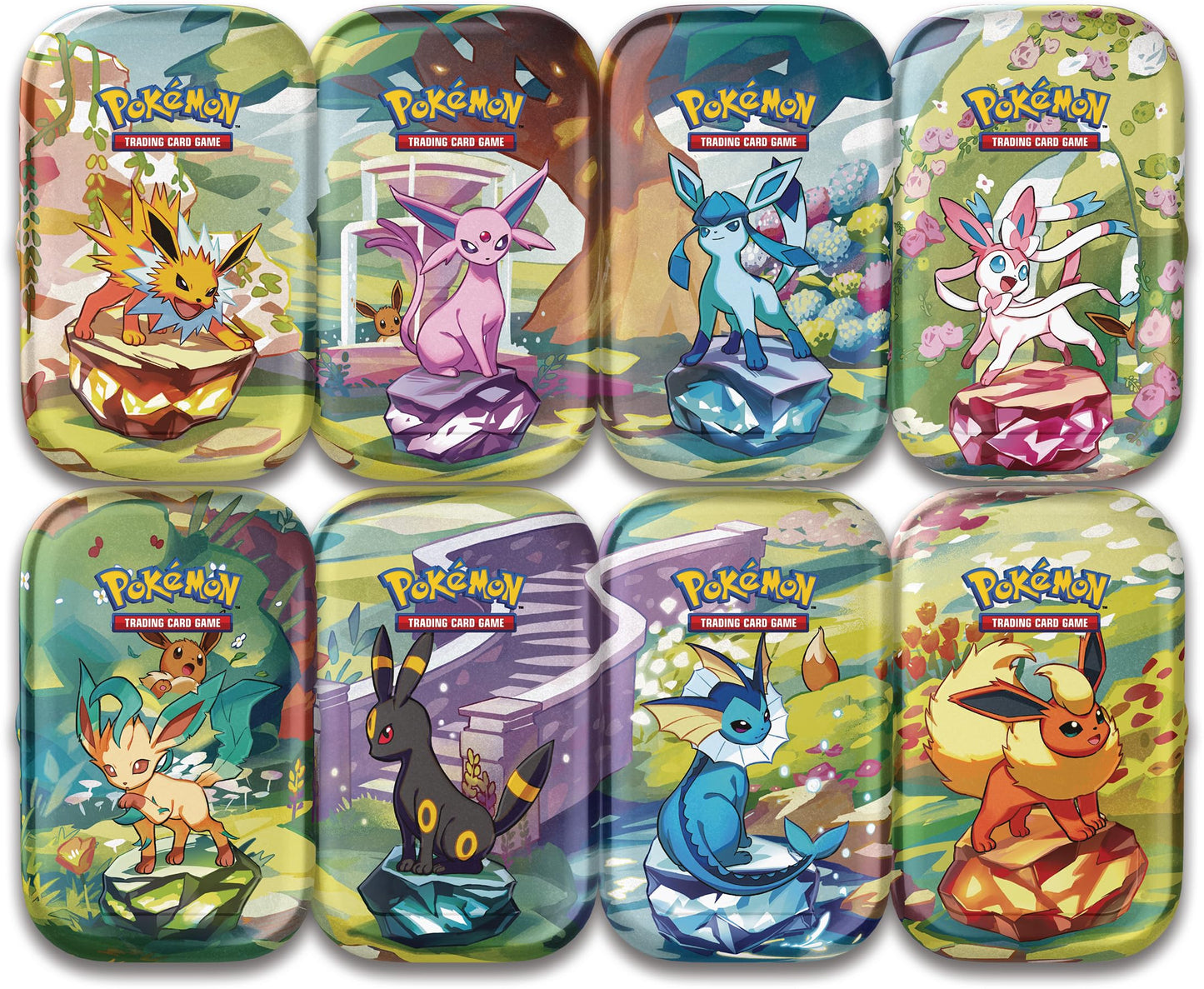 Pokemon Prismatic Evolutions Mini Tin (1 Random Tin Art)