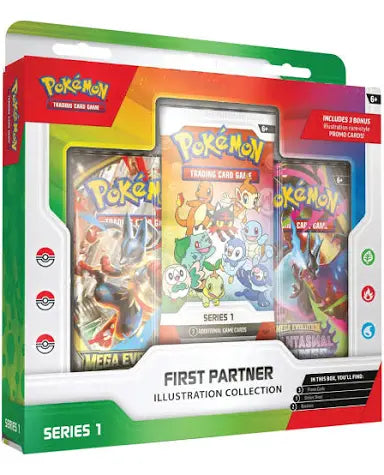 Pokemon First Partner Illustration Collection - Series 1